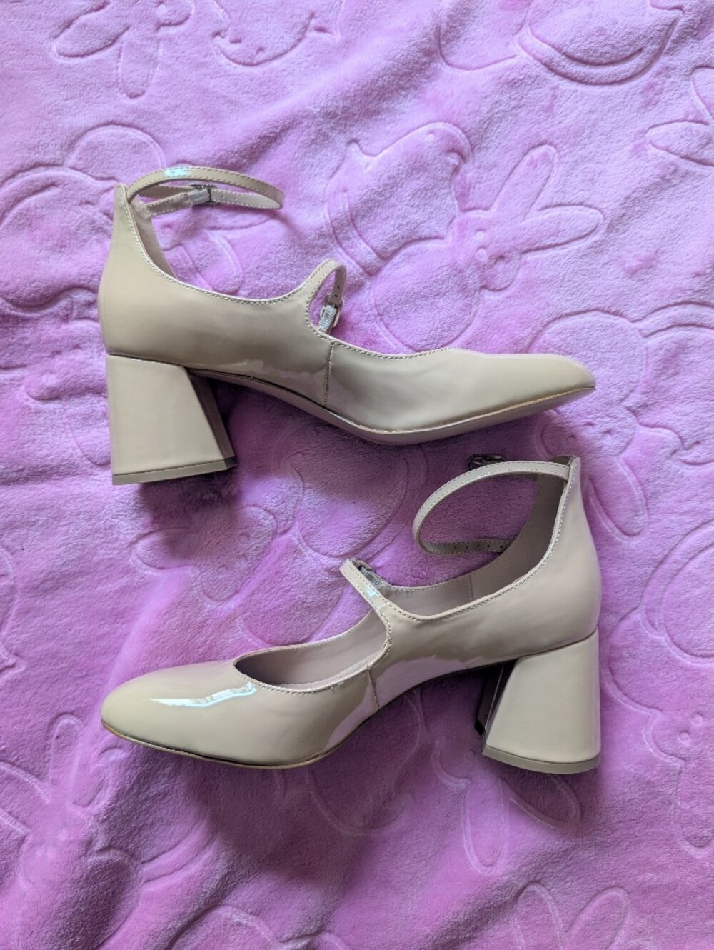 BCBGeneration Patent Mary Jane Block Heels